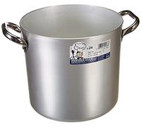 Pentole Agnelli ALMA10324 Olla alta con dos asas Acero inoxidable, aluminio profesional 3 milímetros, 10 l