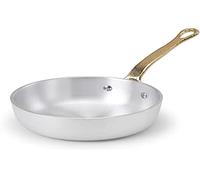 Pentole Agnelli ALMA11114 Bandeja de Servicio con Mango de latón, Aluminio Profesional 3 mm, 14 cm