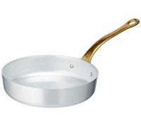 Pentole Agnelli ALMA11116 Bandeja de Servicio con Mango de latón, Aluminio Profesional 3 mm, 16 cm