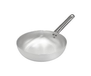 Pentole Agnelli ALMA111B20 ollas Sartén Alta, Aluminio Profesional, Plata, 20 cm