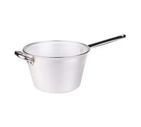 Pentole Agnelli ALMR65B26 - Olla para polenta, de aluminio, con mango de acero inoxidable, plata, 26 cm, 6 L