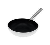 Pentole Agnelli ALSA111BS32 Platino alto avellanado de platino para saltar, con mango tubular de acero inoxidable, 32 cm, plata