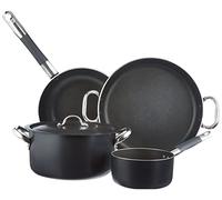 Pentole Agnelli ALSASETALBLACK4 All Black Set para 4 personas, 3 mm, 5 piezas