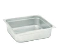 Pentole Agnelli COIXGNP12150 Barreño Gastronorm 1/2, acero inoxidable, plata, 26,5 x 32,5 x 15 cm