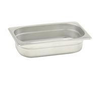 Pentole Agnelli COIXGNP14100 - Barreño Gastronorm 1/4, Acero Inoxidable, Plateado, 26,5 x 16,2 x 10 cm