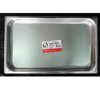 Pentole Agnelli GNP11020 Bandeja Gastronorm 1/1, Acero Inoxidable