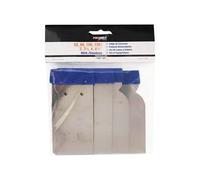 PENTRILO 13085 Juego ESPATULAS CARROCERO INOX Eco (4 Piezas), Azul