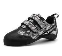 PENXZT Zapatos de Boulder para Hombres, jóvenes, niños y niñas, Zapatos de Escalada en Roca para Principiantes Interiores, Entrenamiento al Aire Libre Nivel básico y rutas largas,B,38 EU
