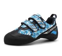PENXZT Zapatos de Boulder para Hombres, jóvenes, niños y niñas, Zapatos de Escalada en Roca para Principiantes Interiores, Entrenamiento al Aire Libre Nivel básico y rutas largas,A,38 EU