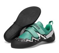 PENXZT Zapatos de Escalada en Roca para Hombre, Deportivos, Ligeros, para Boulder, Entrenamiento en Gimnasio, Sistema Cierre Velcro, Unisex,B,43 EU