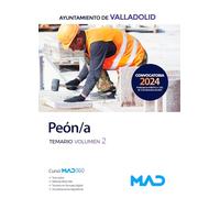 Peón/a del Ayuntamiento de Valladolid. Temario volumen 2