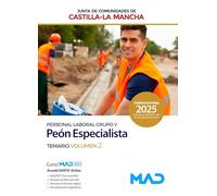 Peón Especialista (personal Laboral Grupo V). Temario Volumen 2 Junta