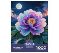 Peón Puzzle 1000 Piezas Flor, Diversión Rompecabezas De Bricolaje, De Noches De Juegos Desafiantes, Puzzles Gift, para Adultos Y Niños A Partir De 12 Años 70x50cm/1000pcs