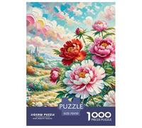 Peón Puzzle 1000 Piezas Flor, Diversión Rompecabezas De Bricolaje, Entretenimiento Creativo, Puzzles Gift, para Adultos Y Niños A Partir De 12 Años 70x50cm/1000pcs