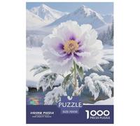 Peón Puzzle 1000 Piezas Flor, Entretenimiento Rompecabezas De Bricolaje, De Noches De Juegos Desafiantes, Puzzles Gift, para Adultos Y Niños A Partir De 12 Años 70x50cm/1000pcs