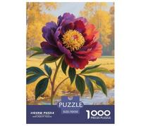 Peón Puzzle 1000 Piezas Flor, Entretenimiento Rompecabezas De Bricolaje, De Noches De Juegos Desafiantes,para Adultos Y Niños A Partir De 12 Años 70x50cm/1000pcs
