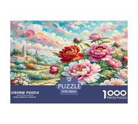 Peón Puzzles Imposible,desafío para Adultos Fiori Piante Bellissimo Juego Educativo 1000 Piezas Obra De Arte De Juego De para AdultosRegalos A Partir De 8 Años 38x26cm/1000pcs