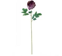 Peonía de plástico realista para manualidades florales, decoración de sala de estar, desarrollo de contenido fotográfico y planificación visual (morado claro)