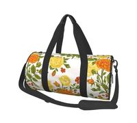 Peonía Flor Amarilla, Bolsa de Viaje de Gran Capacidad, Bolso Redondo, Bolsa de Viaje Deportiva, Bolsa de Mano, Bolsa de Fitness