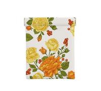 Peonía Flor Amarilla, Squeeze Top Wallet Bolsa de Almacenamiento para Mujer Monedero pequeño Bolsa de Cambio