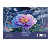 Peonía Puzzles De 1000 Pièces Jeux Éducatifs Puzzles À Pièces De Décoration Intérieure Carton 100% Recyclé Cadeaux Pour Hommes Pour Adultes 52x38cm/1000pcs