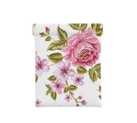 Peonías Rosa Paja, Squeeze Top Wallet Bolsa de Almacenamiento para Mujer Monedero pequeño Bolsa de Cambio