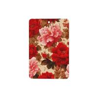 Peonies - Ambientadores de coche con motivos chinos tradicionales, 4 unidades, tarjetas perfumadas colgantes, tarjetas perfumadas para coche, tabletas de aromaterapia