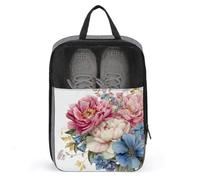 Peonies and Bluebells - Bolsa de zapatos para viajes, uso diario, bolsa de almacenamiento antipolvo para zapatos de golf