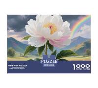 Peony 1000 Pezzi Puzzle per Se Détendre Décoration De La Maison Giochi Rilassamento E Intelligence Famiglie Bambini Da 14 Anni E Più 38x26cm/1000pcs