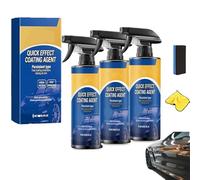 Peony Car Coating Spray - Quick Effect Coding Agent, 4 Oz/120 Ml Advanced Car Quick-Acting Coating Agent Spray, Scratch Wax Polish Waterless Wash, Shine & Protection (3pcs)
