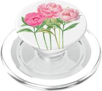 Peony Flower - Bouquet of Peonies Women and Girls PopSockets PopGrip para MagSafe