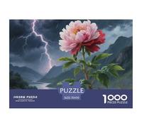 Peony Puzzle Da 1000 Pezzi Art Collection Pittura, Arte Gioco Familiare Giochi Rilassamento E Intelligence per Adulti E Bambini Dai 12 Anni in Su 70x50cm/1000pcs