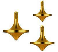 peonza giratoria de Acero Inoxidable, 3PCS Juguetes EDC de giroscopio de Escritorio de precisión, Balance, Gira Suave, Bien Hecho, Largo Tiempo de rotación