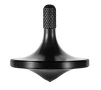 Peonza giratoria de Metal de precisión, LOQATIDIS Gira Suavemente Durante Mucho Tiempo, el Mejor Tiempo de Giro Durante 8 Minutos, Juguetes EDC Bien Hechos con Equilibrio (Negro)