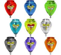 Peonza Turbo Fenix Peonza Trompo de Batalla, De Punta Giratoria, Envío 1 Unidad de Color Aleatorio, Incluye Cuerda con Aro y Estrella