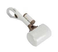 Peoper Pooper Scooper, Multipurpose Ligero Portable Long Many Pooper Shovel con dispensador de bolsa de caca para herramienta de limpieza de patio exterior Material de ABS (Blanc)