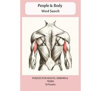 People & Body Word Search Puzzle Book: 6x9 inches, 110 pages | 55 Puzzles | Relaxing Brain Games | Perfect Gift for Puzzle Lovers