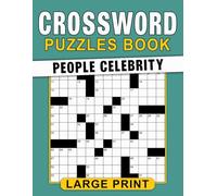 People Celebrity Large Print Crossword Puzzles Book: Enjoyable Large Print Crosswords Highlighting Celebrity Clues