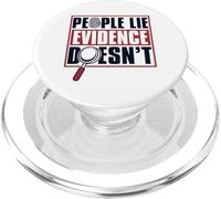 People Lie Evidence Doesn'T informática forense científico forense PopSockets PopGrip para MagSafe