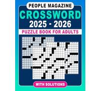 People Magazine Crossword puzzle Book For Adults: Smart Word Challenges That Balance Fun, Focus, and Creativity