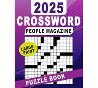 People Magazine Crossword Puzzle Book Large Print: Challenging and Relaxing Puzzles for Seniors and Adults