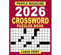 People Magazine Crossword Puzzles Book: Engaging wordplay with fair clues and clean layouts for relaxing, screen free breaks