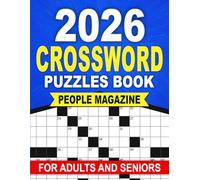 People Magazine Crossword Puzzles Book For Adults And Seniors: Relaxing focus friendly wordplay for cozy screen free breaks together