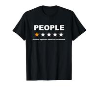 People One Star | Absolute Nightmare no lo recomendaría Camiseta gráfica económica, Hombre, Negro, L