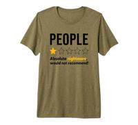People One Star Absolute Nightmare Would Not Recommend Camiseta Premium