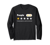 People One Star-Nightmare no recomendaría a un Cliente Divertido Manga Larga