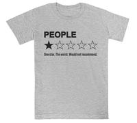 People One Star The Worst Would Camiseta De Manga Corta Gris Kids tee