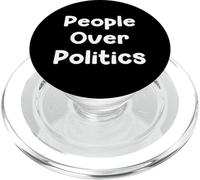 People Over Politics Human Rights Protest Saying Design PopSockets PopGrip para MagSafe
