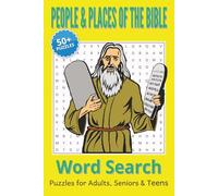 People & Places of the Bible Word Search Puzzle Book: Word Searches with Easy to Read Print about Bible Characters, Bible Places, Bible Events and ... Gifts for Vacations, Holidays and Free Times