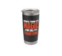 People Think It's Magic We Call It Engineering Engineer Vaso térmico de acero inoxidable de doble pared